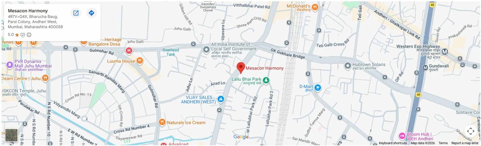 Mesacon Harmony Andheri West Floor Plan